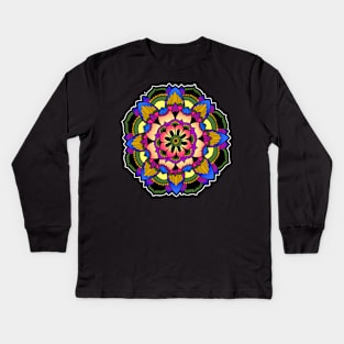 mandala variant 3 Kids Long Sleeve T-Shirt